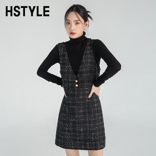 韩都衣舍职业套装女2022秋冬新款御姐时尚气质西装短裙两件套女MX10232 商品图1