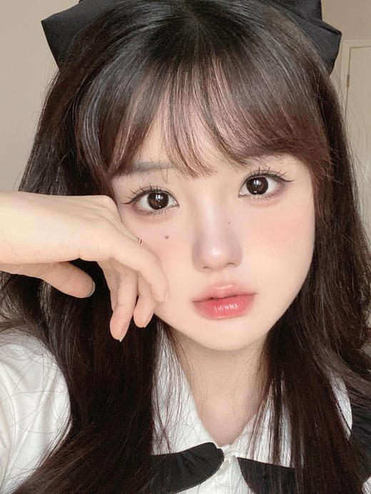 gugulens 咕咕黑 含硅水凝胶 14.2mm 商品图0