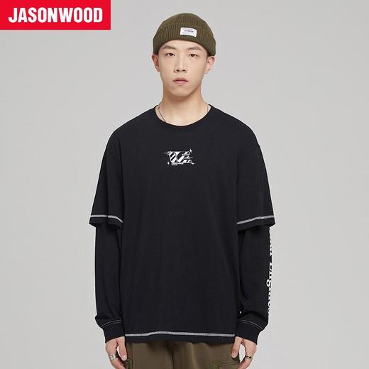 jasonwood/坚持我的21秋款长袖T恤311104002 商品图0
