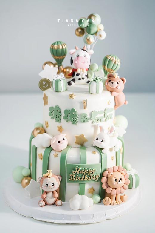 【纯手工翻糖定制】牛宝宝周岁款 商品图1