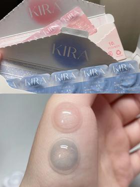 （日抛）Kira Fairy 小粉糯/小蓝糯 14.2mm 着色13.0mm