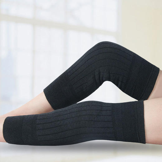 【运动装备】绒毛护膝男女士老人老寒腿加厚膝盖炎关节保暖秋冬季骑车防护护膝 商品图3