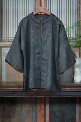 预定|盛唐牡丹 真丝罗底香云纱外套.潮快闪[福利品]