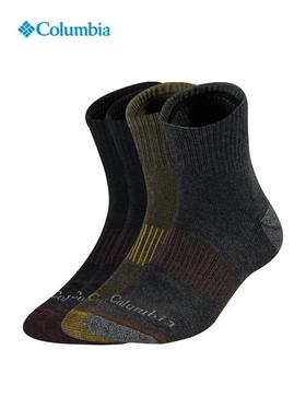 哥伦比亚双色4双中腰袜RCS897