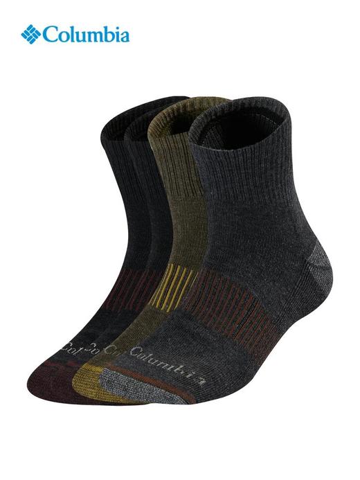 哥伦比亚双色4双中腰袜RCS897 商品图0