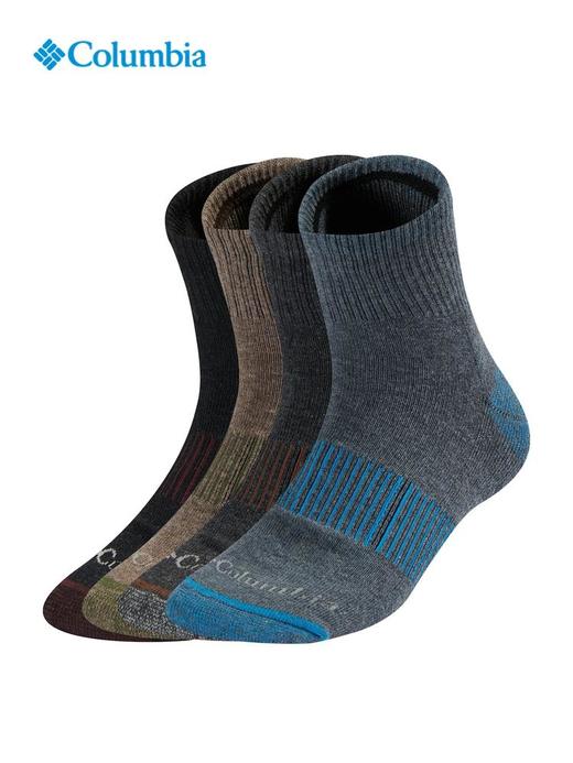 哥伦比亚双色4双中腰袜RCS897 商品图1