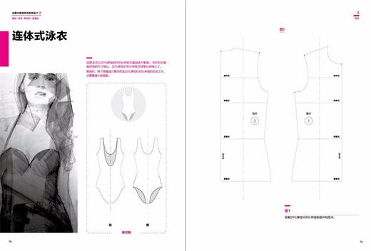 (仓发) 法国女装结构与纸样设计 5  胸衣·泳衣·针织衫·连袖衫/东华大学出版社/[法]多米尼克·佩朗/9787566919359 商品图4