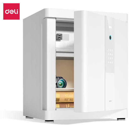 得力4025电子防盗保险柜H470(白色)(台) 商品图0