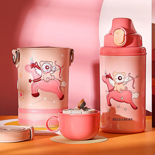 杯具熊中透浮雕12星座儿童保温水壶580ml 商品图4