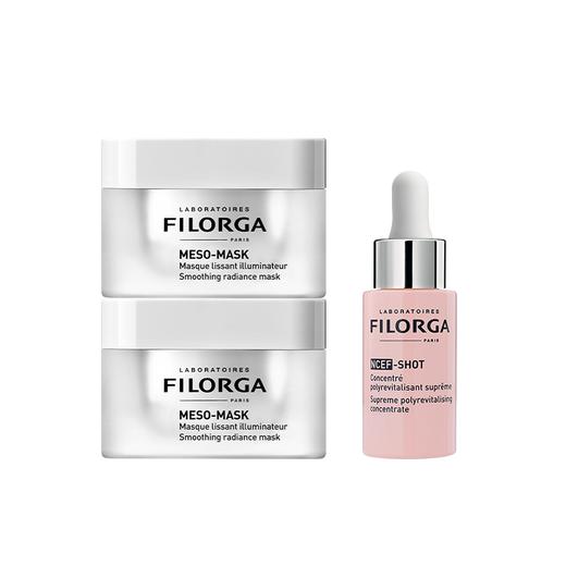 菲洛嘉卓效水光焕亮套组（Jar版） 水光瓶15ml+柔滑亮泽面膜 2*15ml 商品图1