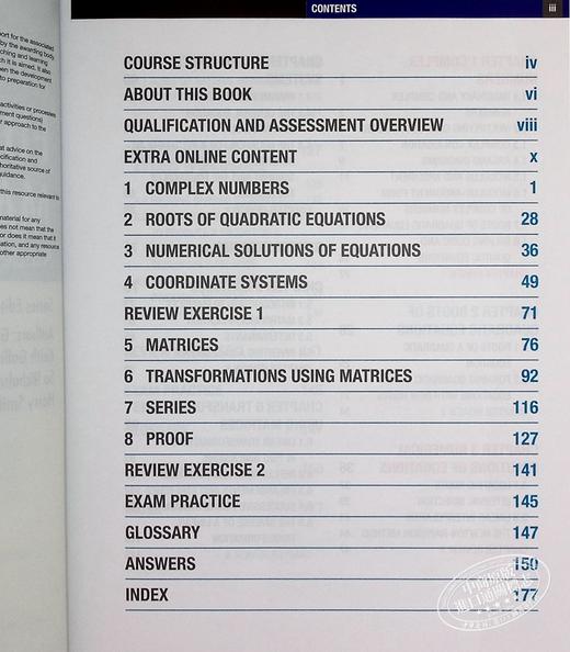 爱德思国际A级数学进一步纯数学1学生手册 Edexcel International A Level Mathematics Further Pure Mathematics 1 Student 商品图4