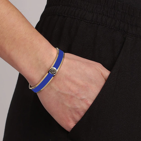 北京仓｜Dyrberg Kern-Pennika-深蓝色 椭圆形 手镯［丹麦设计师］