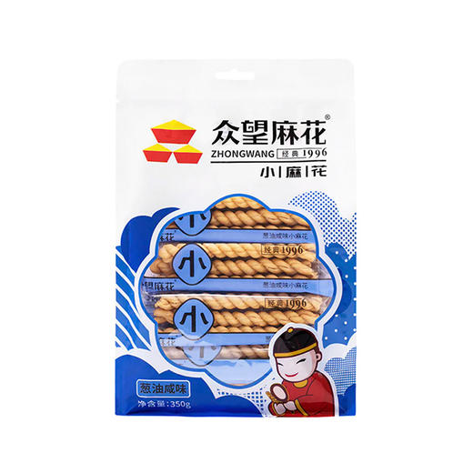 众望小麻花 葱油咸味 350g 商品图0