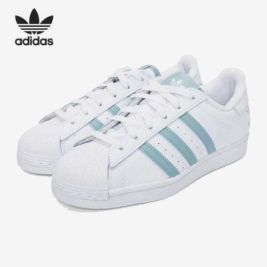 【鞋盒微瑕，库存有限，无货将作退款，介意勿拍】Adidas/阿迪达斯官方正品三叶草贝壳头男板鞋GY0977 商品图0