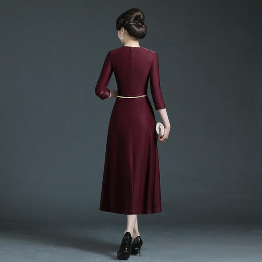 WD-WZ295宴会婚礼旗袍新款简约长款日常可穿婚宴装 商品图2