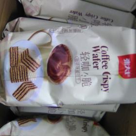 张大姐威化饼干袋装408g 咖啡味