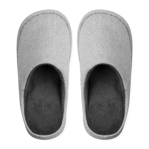 老米优品 / 日式家居拖鞋推荐！《人字纹大头拖鞋》超级软糯，保暖性强，有踩在云端☁️的感觉~~ 商品图2