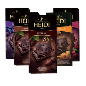 罗马尼亚赫蒂黑巧克力系列80g-100g  细腻浓醇 回味悠长 040172/040174/040178/040165/040166