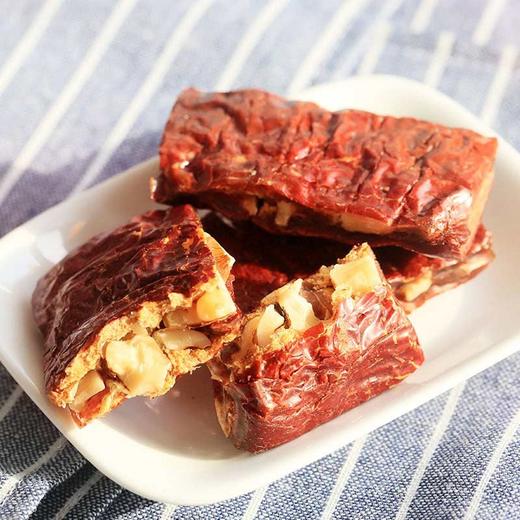 【枣仁派】红枣夹核桃仁 真空独立小包装枣糕零食 醇香红枣饱满核仁 满满一口原汁原味 好吃到停不下来！250g/包 商品图3