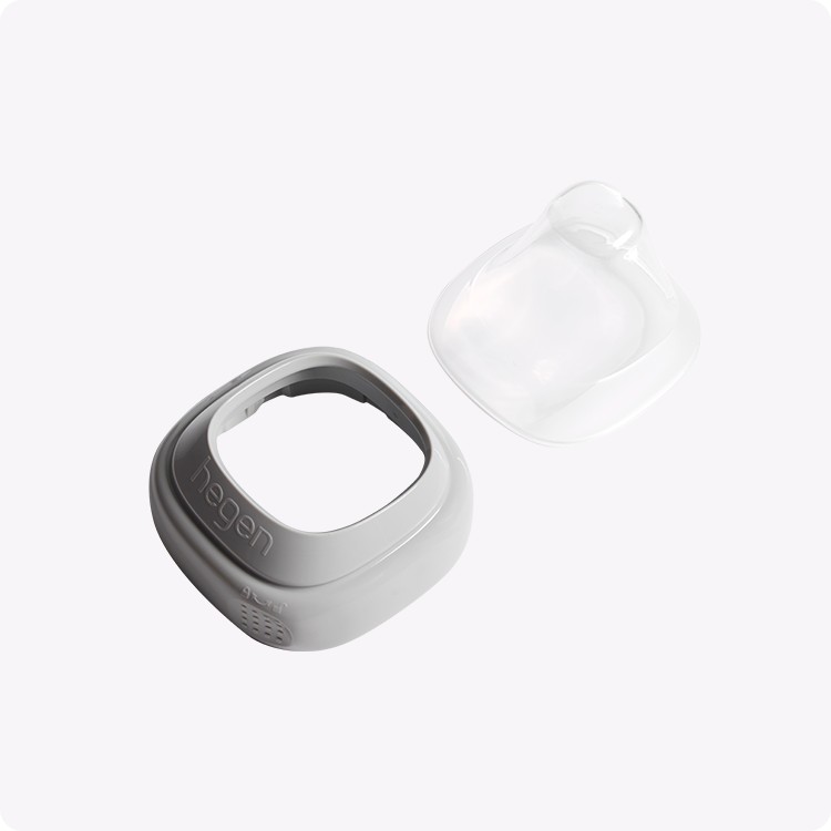 Hegen海格恩 瓶领和透明奶瓶盖