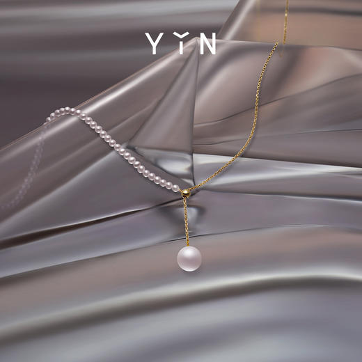 「莹」系列星河珍珠Y字链 商品图2