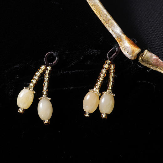 KDS-8917高品质大码胖mm连衣裙早秋新款中式圆领真丝丝绒中长款气质裙子 商品图2