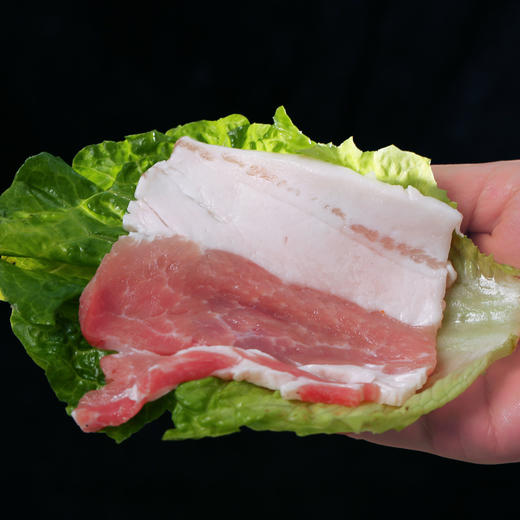 东升小尾花黑猪韩式五花肉片250g 商品图1