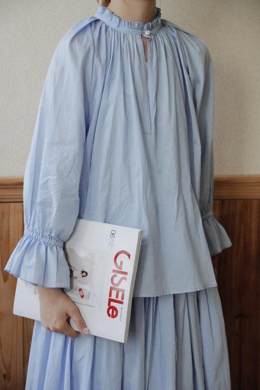 Francesca多色泡泡袖衬衫上衣 商品图2