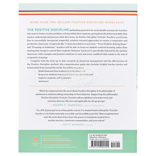 预售 【中商原版】Positive Discipline Tools for Teachers 教师正面管教工具：社交、情感和学业成功的有效课堂管理 商品图1