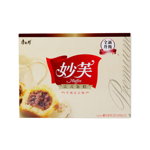 康师傅妙芙法式蛋糕 牛奶红豆味 200g 商品图0