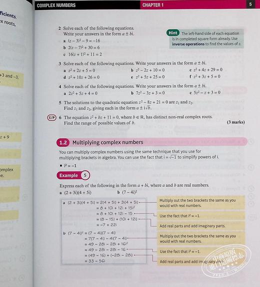 爱德思国际A级数学进一步纯数学1学生手册 Edexcel International A Level Mathematics Further Pure Mathematics 1 Student 商品图6