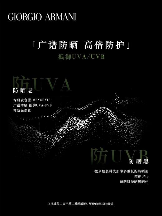 阿玛尼黑曜石修复防晒隔离30ml 商品图2
