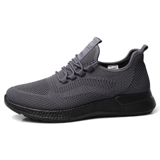 强人3515男飞织运动鞋秋季系带跑步鞋透气轻便网面软底青年休闲鞋 商品图13