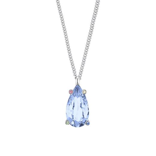 北京仓｜Dyrberg Kern-Roctar-浅蓝色 水滴 项链［丹麦设计师］ 商品图1