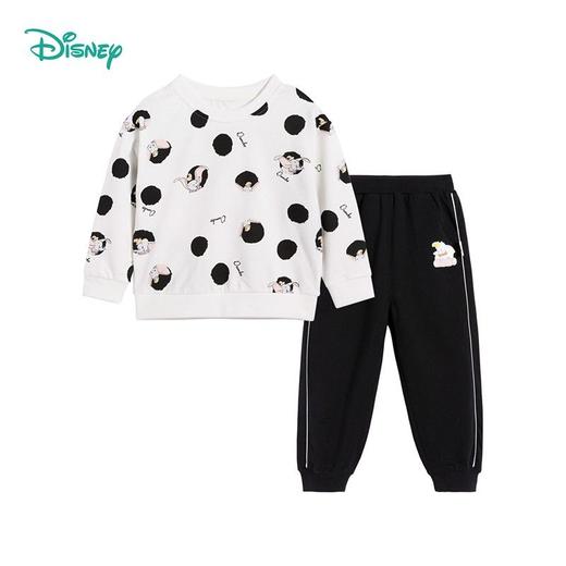迪士尼童装 女童网红套装春秋装儿童两件套时髦洋气小女孩运动衣 商品图3