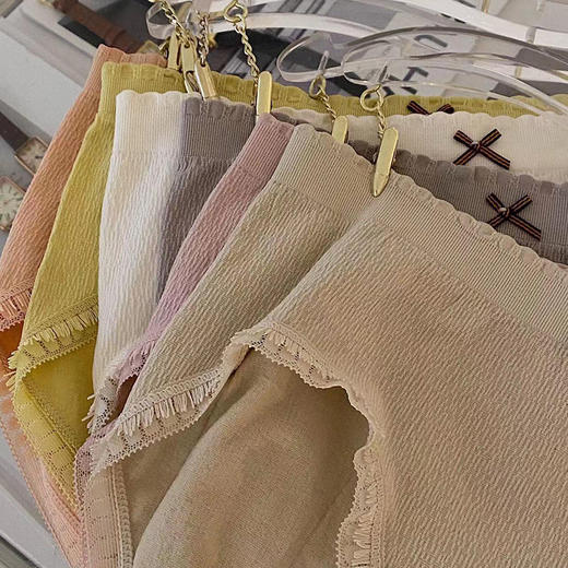 「6件礼盒装」奶油玫瑰2.0内裤 无缝中腰亲肤舒适透气内衣内裤女 商品图1