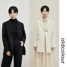 oldcolour宽松显瘦休闲西装2022秋季新款高级感小众气质外套女