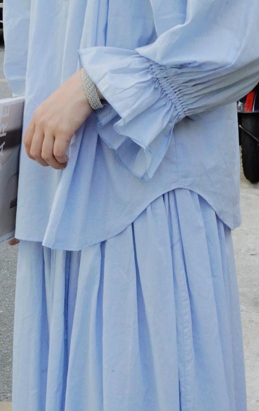 Francesca多色泡泡袖衬衫上衣 商品图3