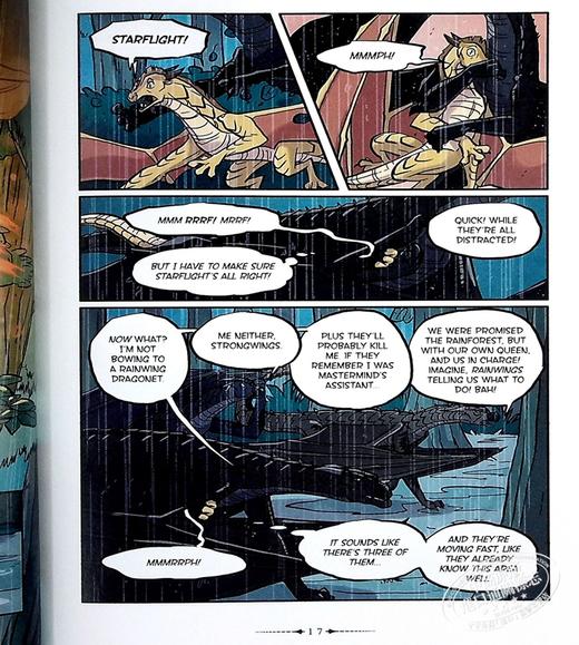 预售 【中商原版】火龙之翼 漫画5 预言龙和屠龙蛇的生死之战 A Graphic Novel Wings of Fire Graphic 5 英文原版 Tui T Sutherland 商品图7