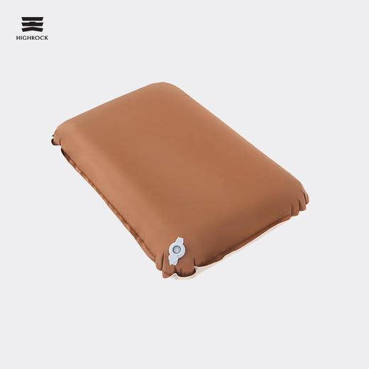 天石户外露营自动充气枕头旅行火车飞机睡觉护颈枕吹气海绵腰靠垫 商品图1