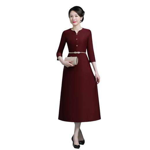 WD-WZ295宴会婚礼旗袍新款简约长款日常可穿婚宴装 商品图4