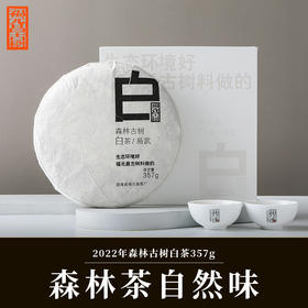 【福元昌古树】2022年森林白茶357g 易武魅力 古法制茶