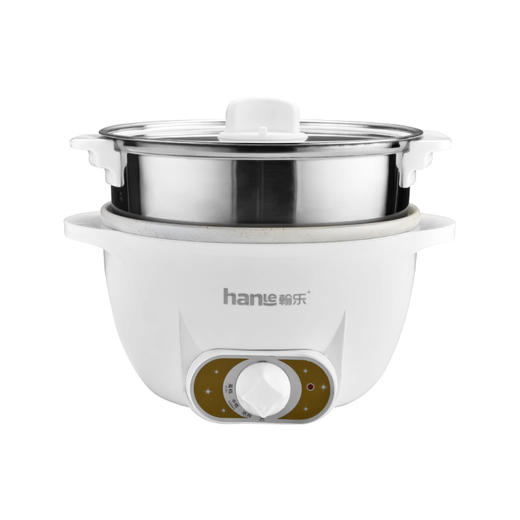 翰乐多功能迷你电煮锅HL-YXSG70（双耳带格） 商品图5