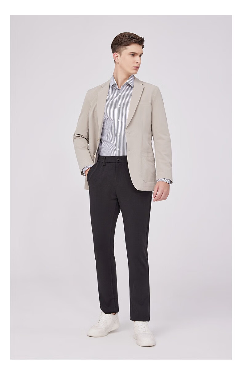 斯得雅(stava)男士西服纯色新款休闲西装外套时尚便西男62314672