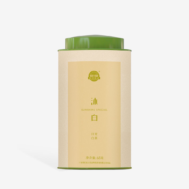 【阳光味道的创新】英红农夫 沐白 一级日光白茶 65g/罐