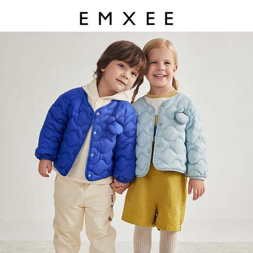 【宝宝服饰】嫚熙儿童羽绒服2023年新款冬季男女宝宝轻薄潮流百搭白鸭绒外套潮 商品图5
