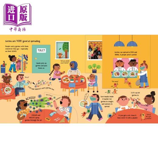【中商原版】Step inside Science Germs 走进科学病菌 英文原版儿童绘本 科普图书 6到9岁 商品图2