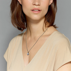北京仓｜Dyrberg Kern-Ette-淡蓝色 项链［丹麦设计师］