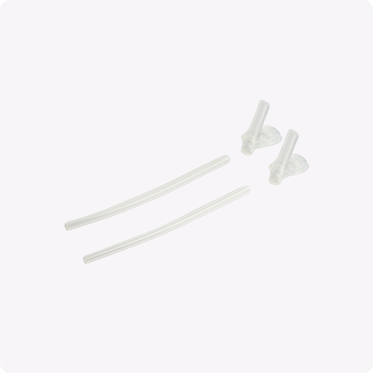 Hegen海格恩 萌牙吸嘴x2+吸管x2 配件组合（不含盖）