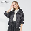 oldcolour2021秋季商场同款休闲长袖短外套棒球衫女N31041143 商品缩略图3